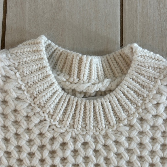 Anine Bing Brittany Balloon Short Sleeve Knit Sweater - Picture 7 of 10